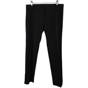 Nili Lotan Nahla Black Stretch Ankle Zip Pants